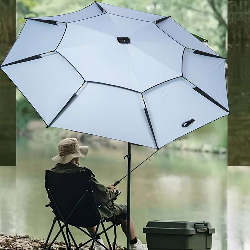 Umbrella Color Gray Tiltable  Ground Spike