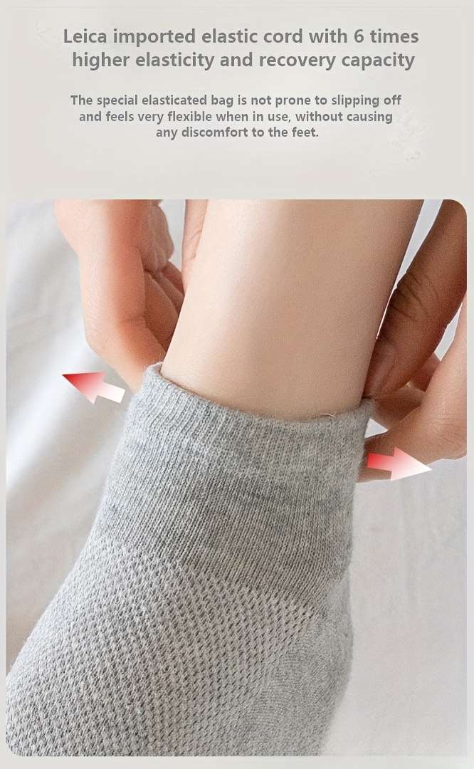 Women S Socks Color 5Pairs White Size Onesize
