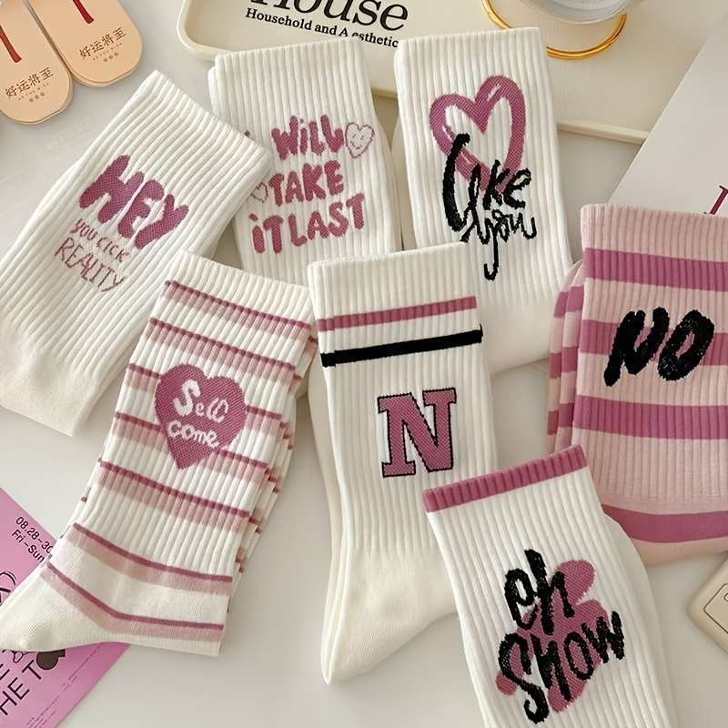 Women S Socks Color 5 Pairs In Random Mixed Colors Size Onesize