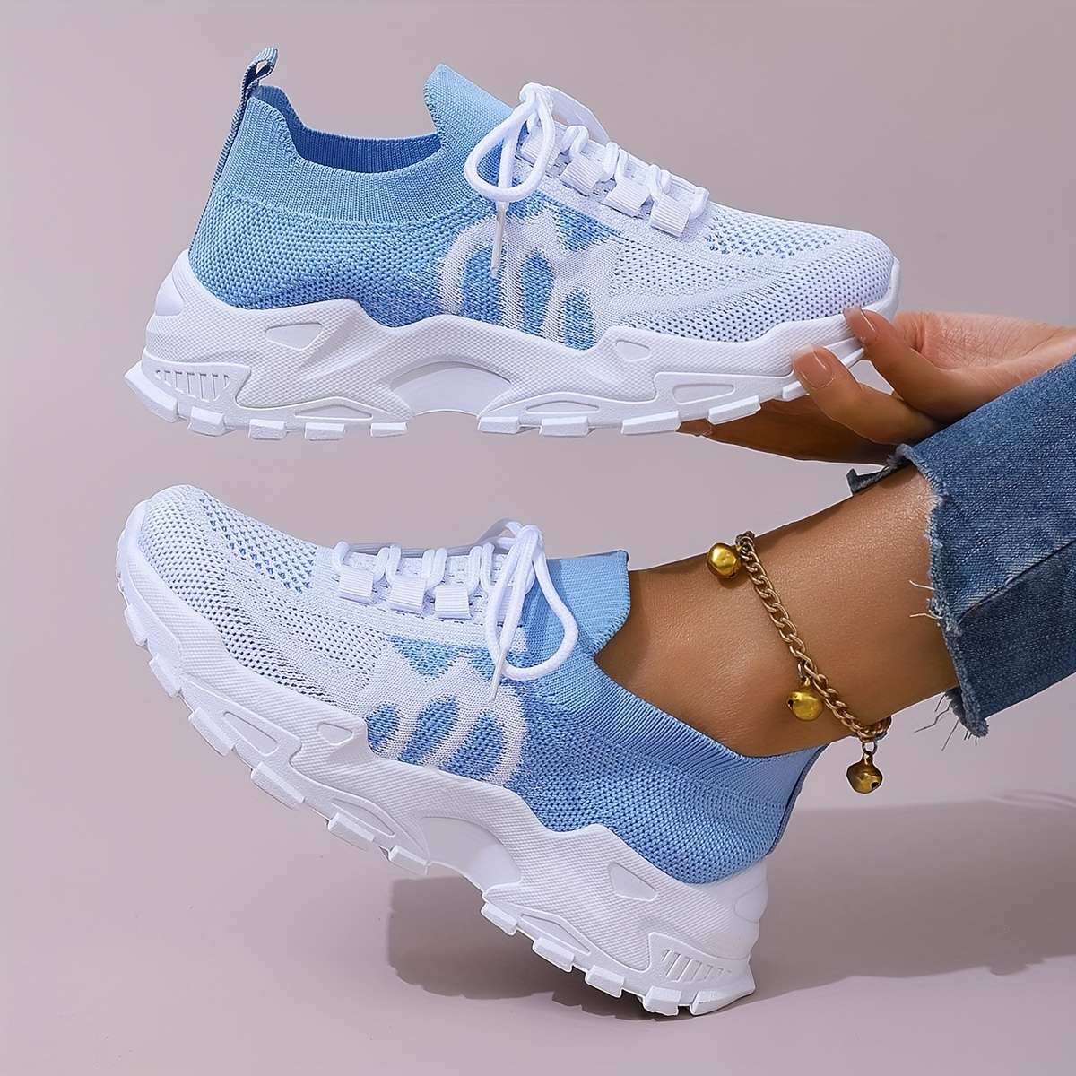 Women S Sneakers Color Blue Sizeuk 4