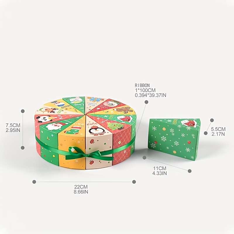 Christmas Gift Boxes Style 1 Set -12 Pieces