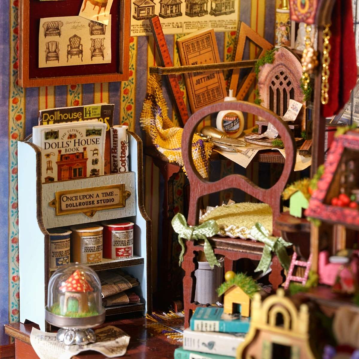 Building Toy Architectural Model Toy Set Items Fairy Tale Kingdom Treasure House