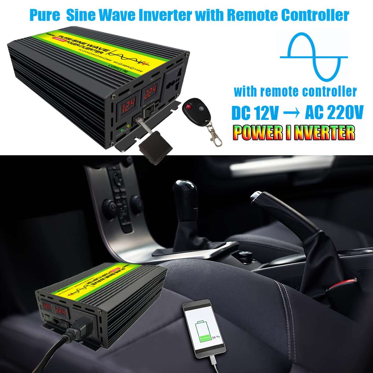 Inverter Capacity 3000W International Plugs