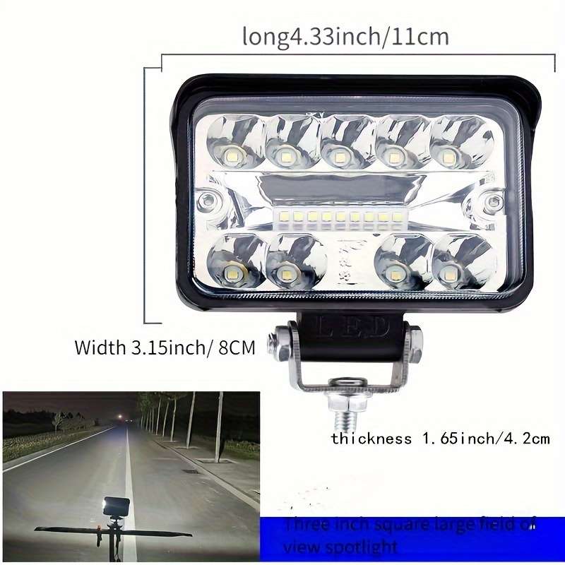 Car Lights Material Aluminum Alloy Quantity 2Pcs