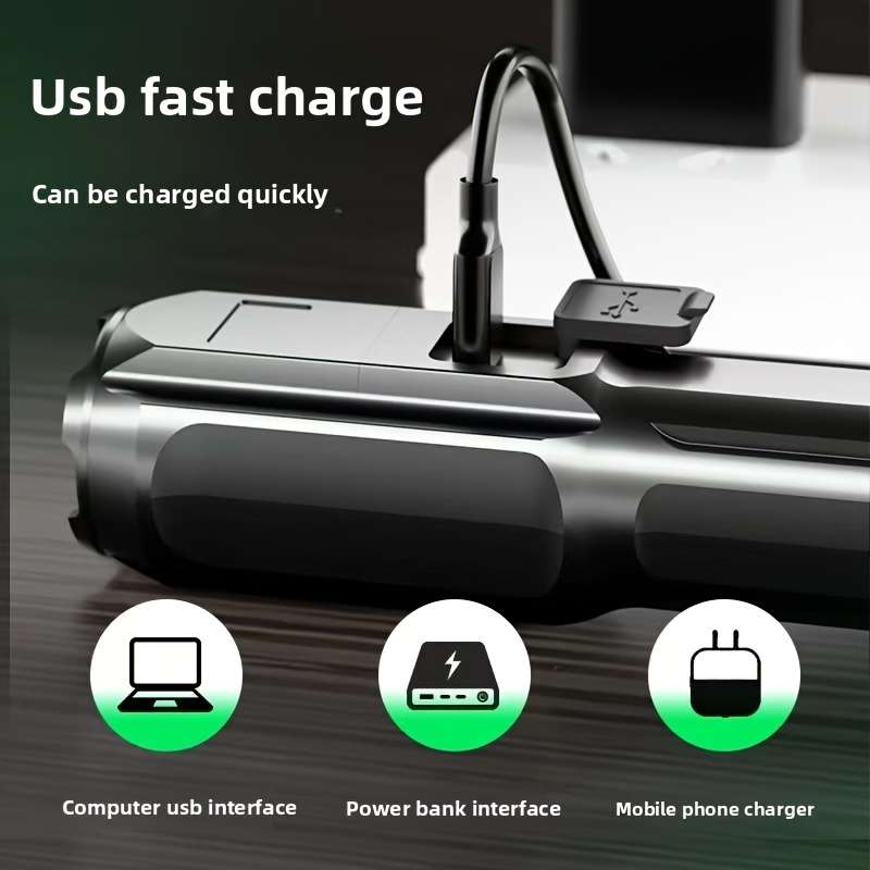Flashlight Color Black