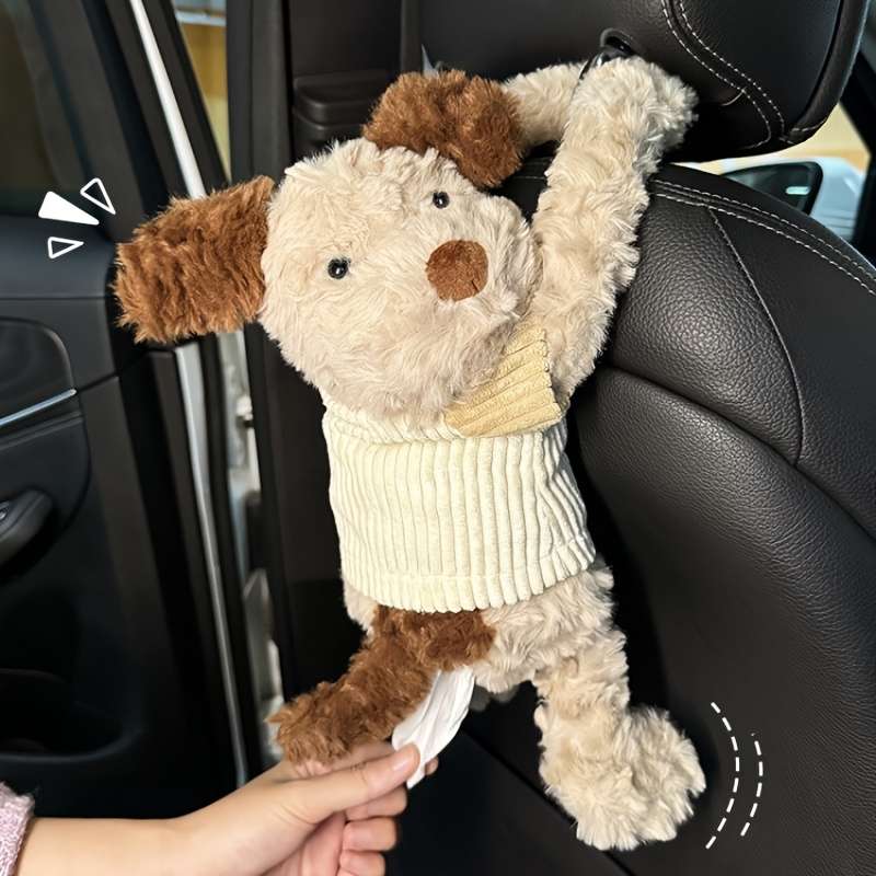 Car Tissue Box Style No Clothes Style   Puppy