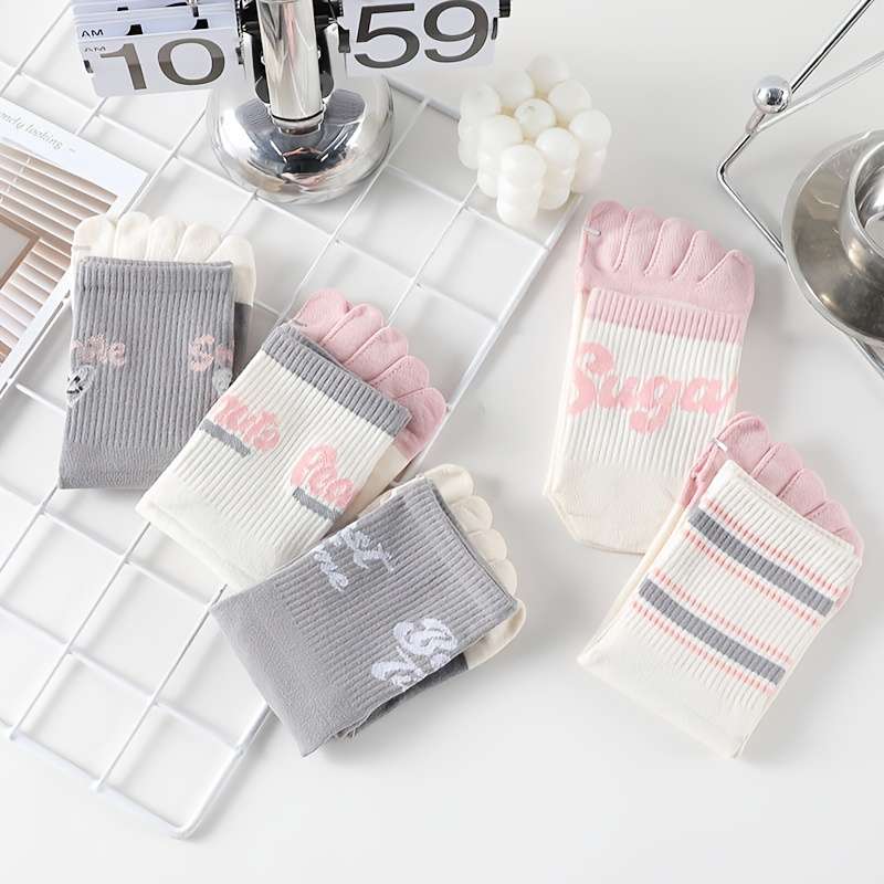 Women S Socks Color Gray Powder Mix 5 Pairs Pack Size Onesize
