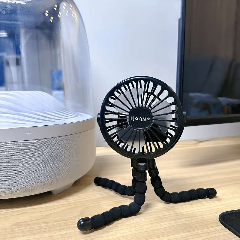 Durable Lightweight Multi Position Clip On Fan Flexible Tripod 3 Adjustable