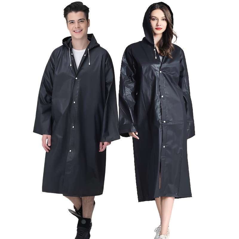 Raincoat Blackgrey Twopiece Set