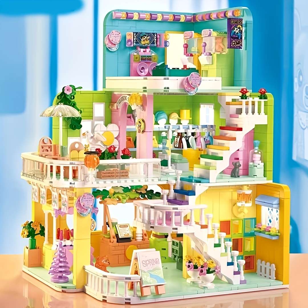 Building Toy Architectural Model Toy Set Quantity 1435Pcs