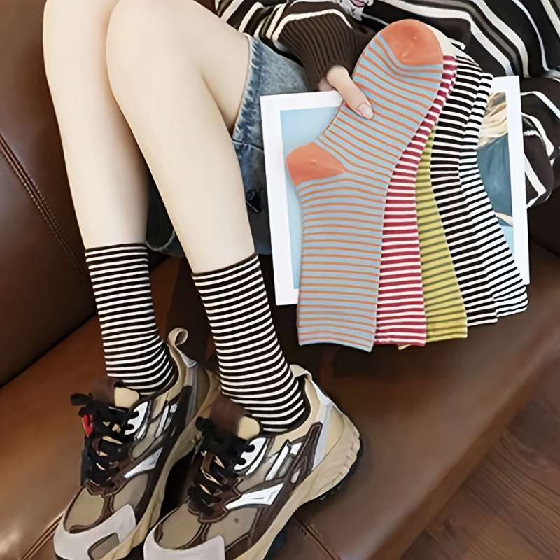 Women S Socks Color 5 Pairs In Random Mixed Colors