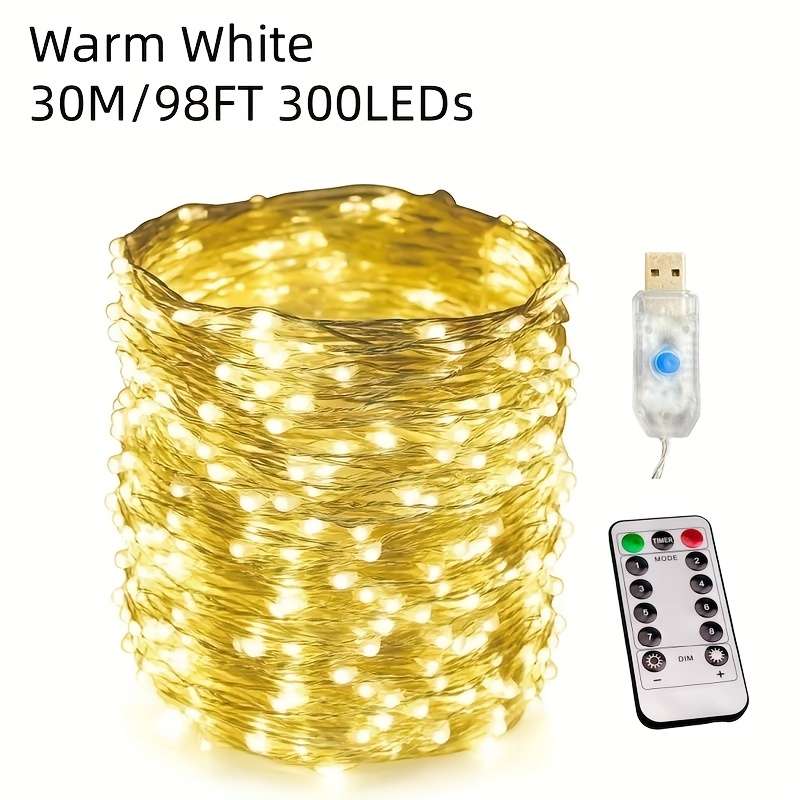 Christmas Lights Blue Size 5M 16.4Ft 50Leds