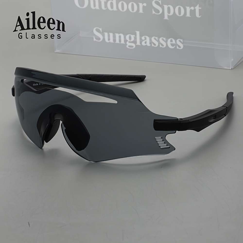Cycling Glasses Color Dark Blue Frame Ice Blue Lens
