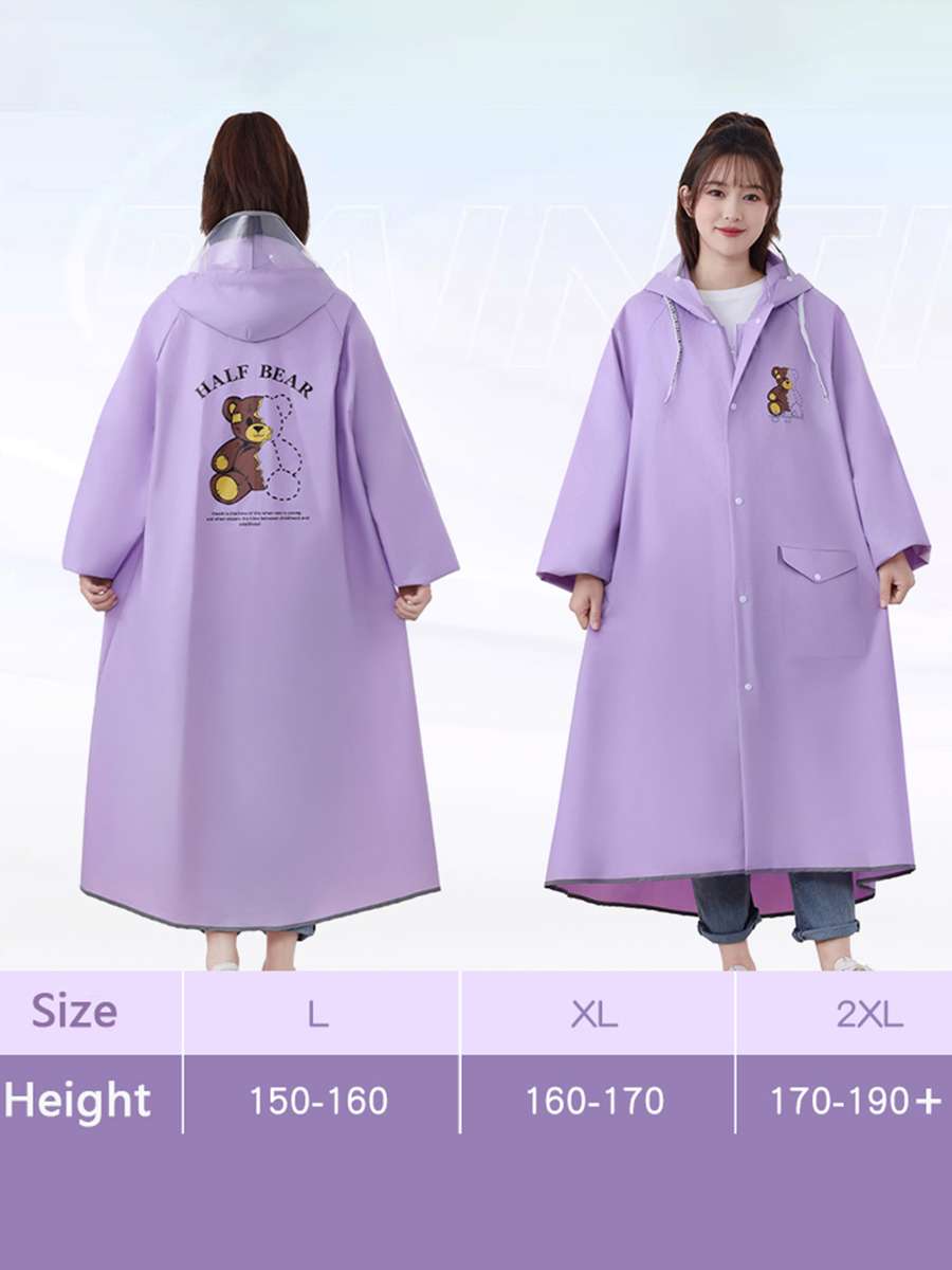Raincoat Violet Size L