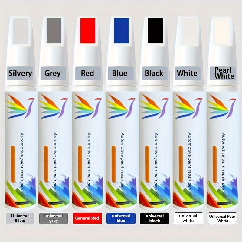Car Scratch Repair Tool Color Pearl White Quantity 2Pcs  Touch  Up Pen  Add  Sandpaper
