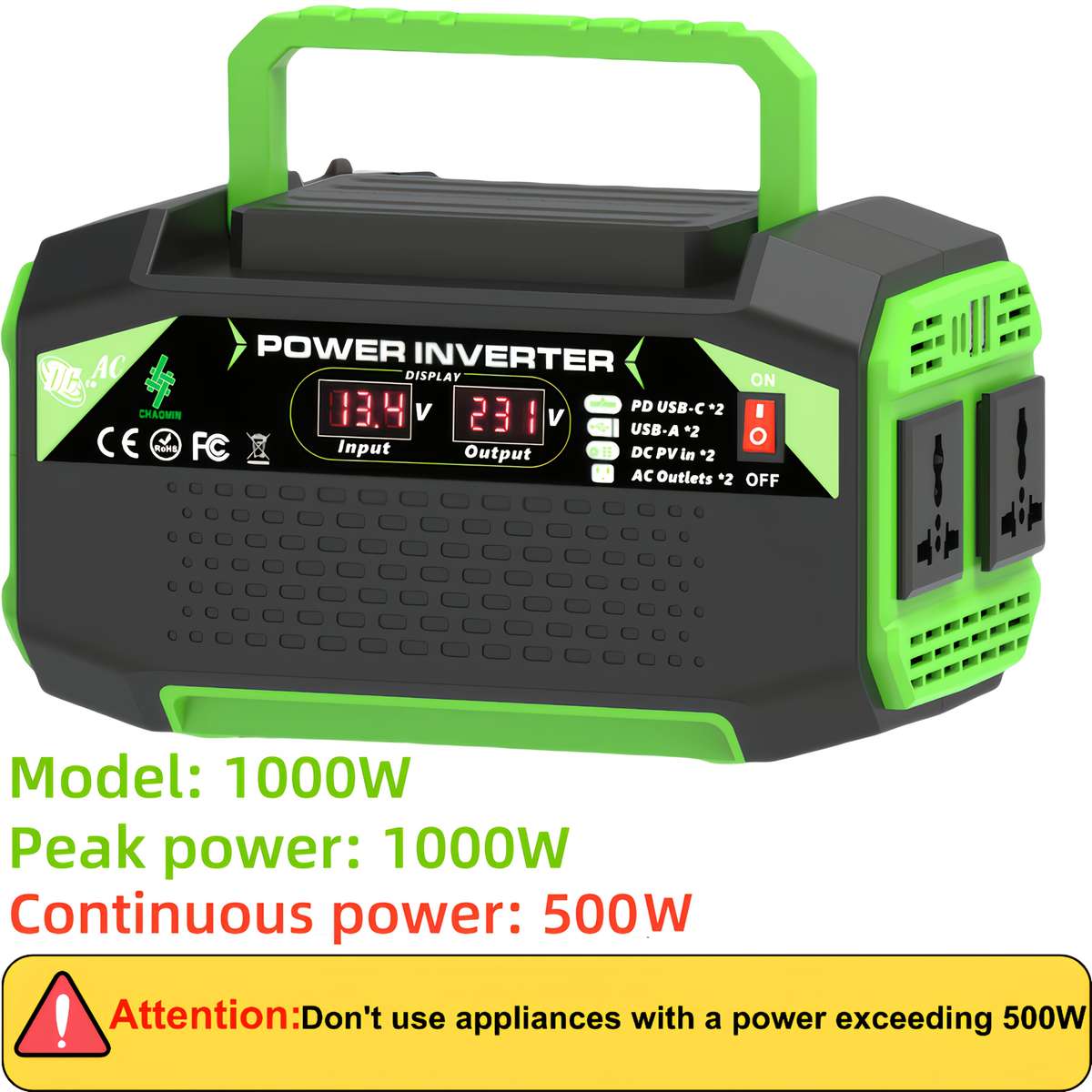 Inverter Model 1000W
