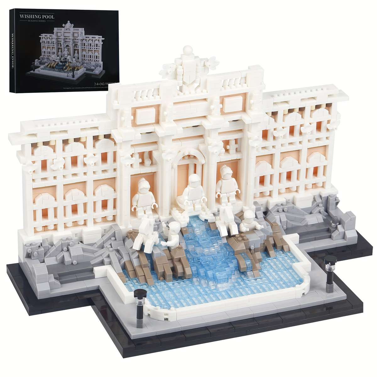 Building Toy Architectural Model Toy Set Color White