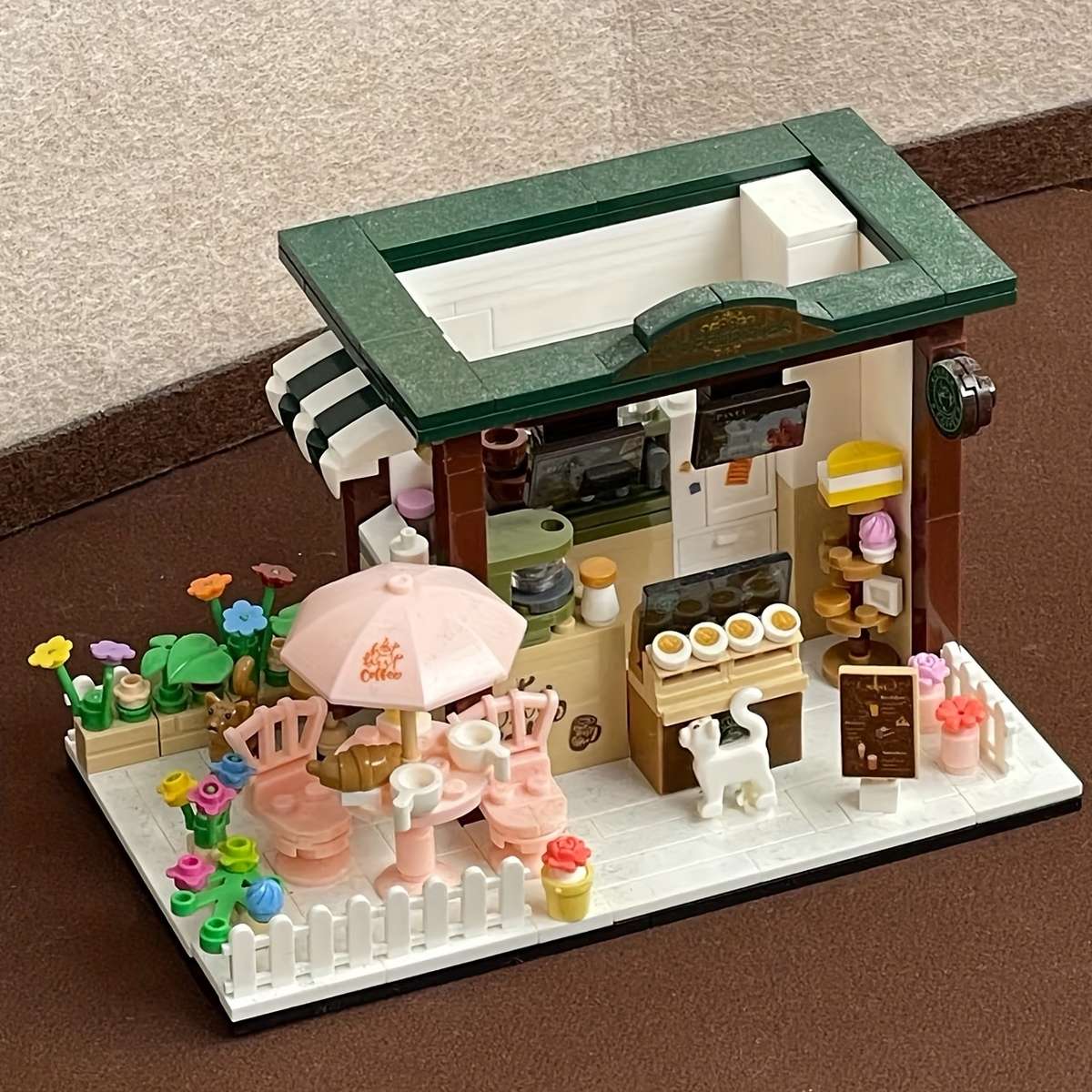 Building Toy Architectural Model Toy Set Model Coffee House