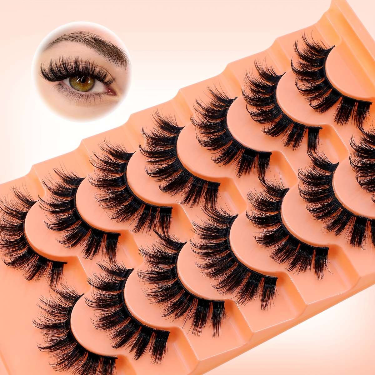False Eyelashes Style Seven Pairs