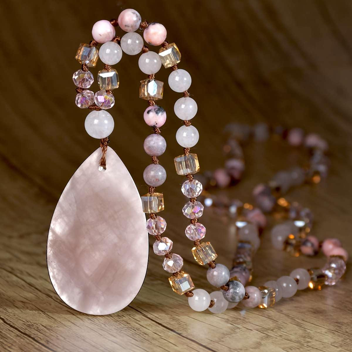 Womens Necklace Color Ocean Jasper