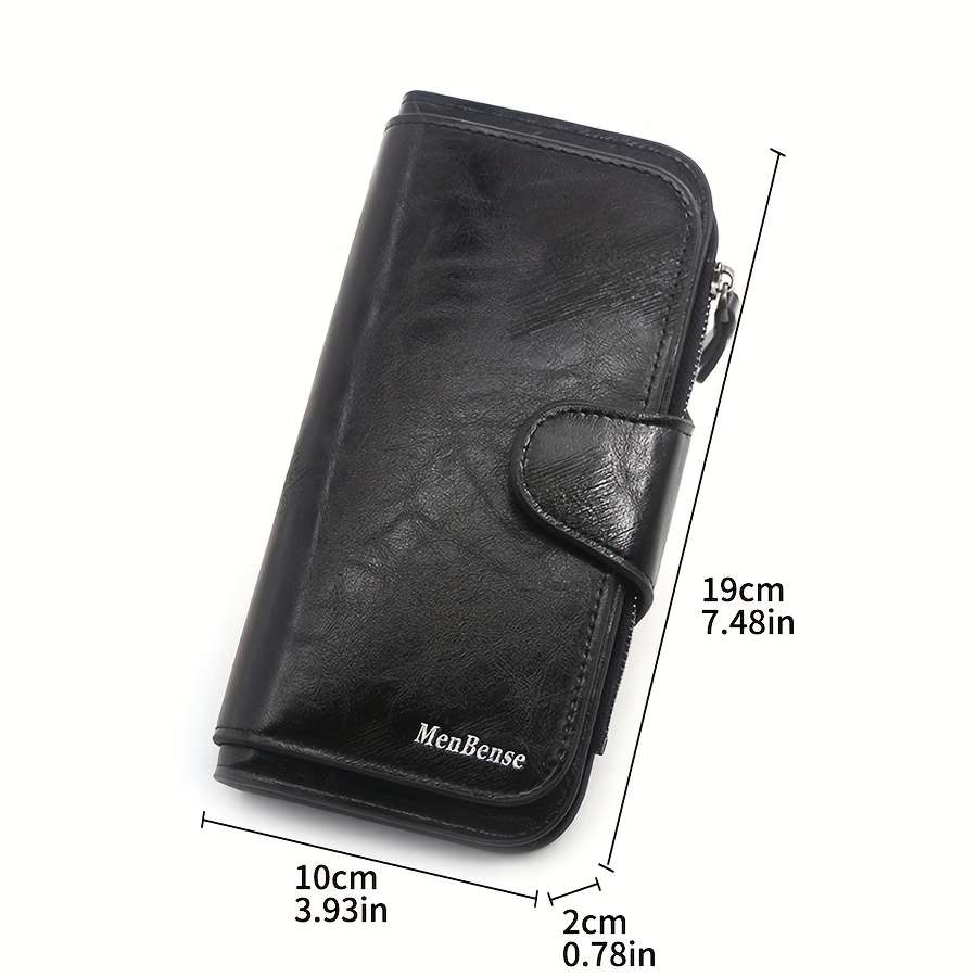 A Large Capacity Multifunctional Women'S Wallet With Multiple Card Slots A Long Three-Fold Des