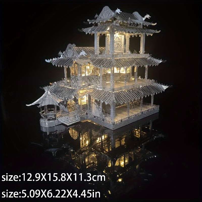 Building Toy Architectural Model Toy Set Items Tianyin Pavilion