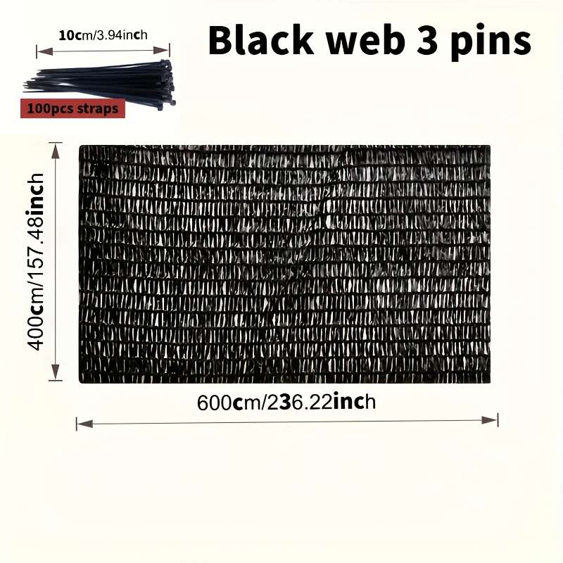 Shade Net Size Black 4M X 6M