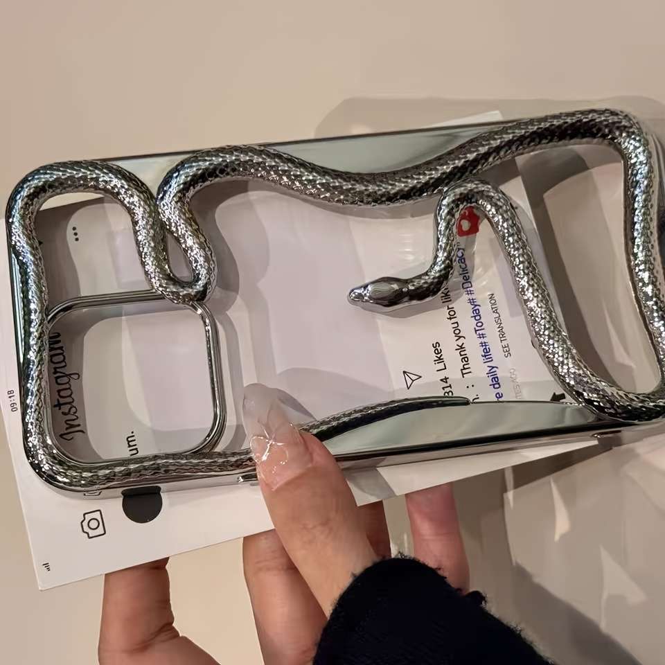 1Pc Silvery For iPhone 14 Pro Phone Case Phone Cover