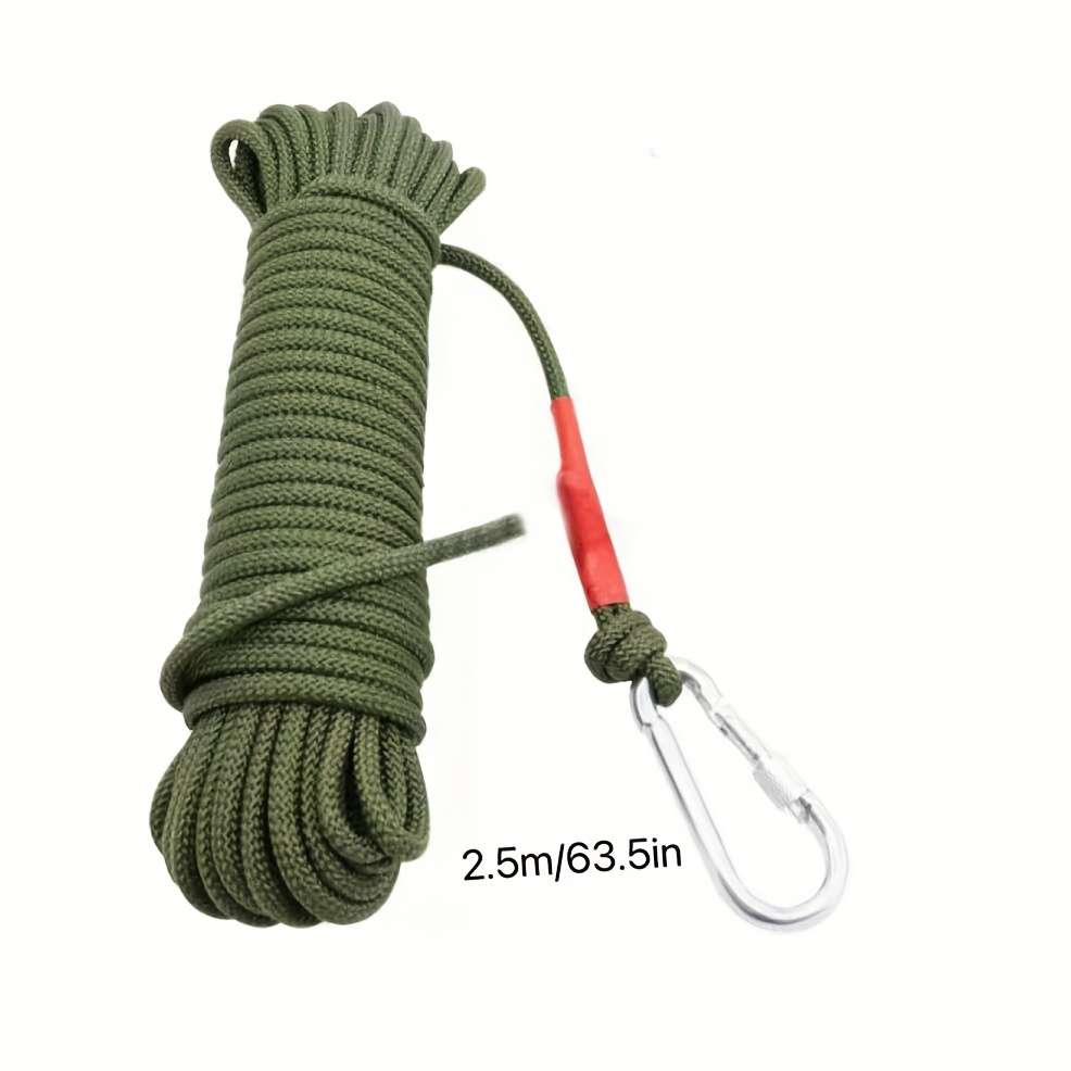 Hook Upmaterial 2Pcs Stainless Steel Grab Hook Add 2.5M Rope