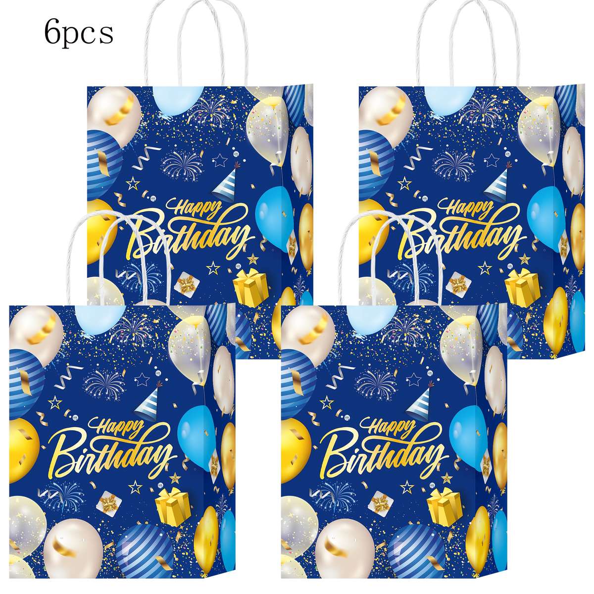 Gift Bags Quantity 6Pcs