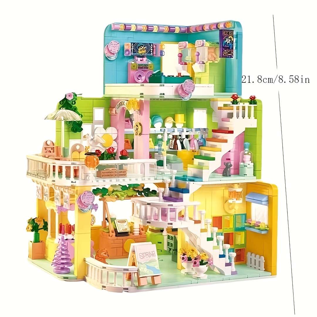 Building Toy Architectural Model Toy Set Quantity 1435Pcs