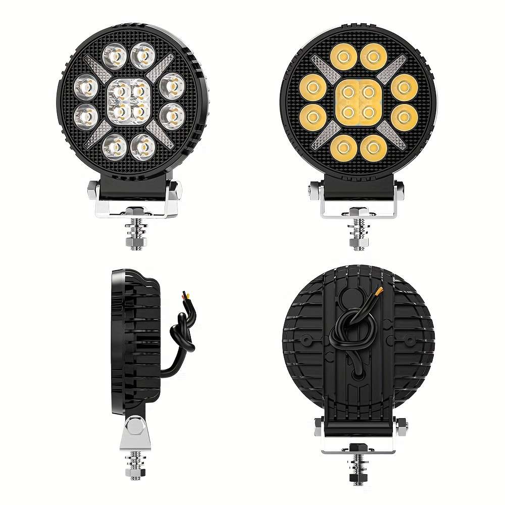 Car Lights Items 1 Pcs Square