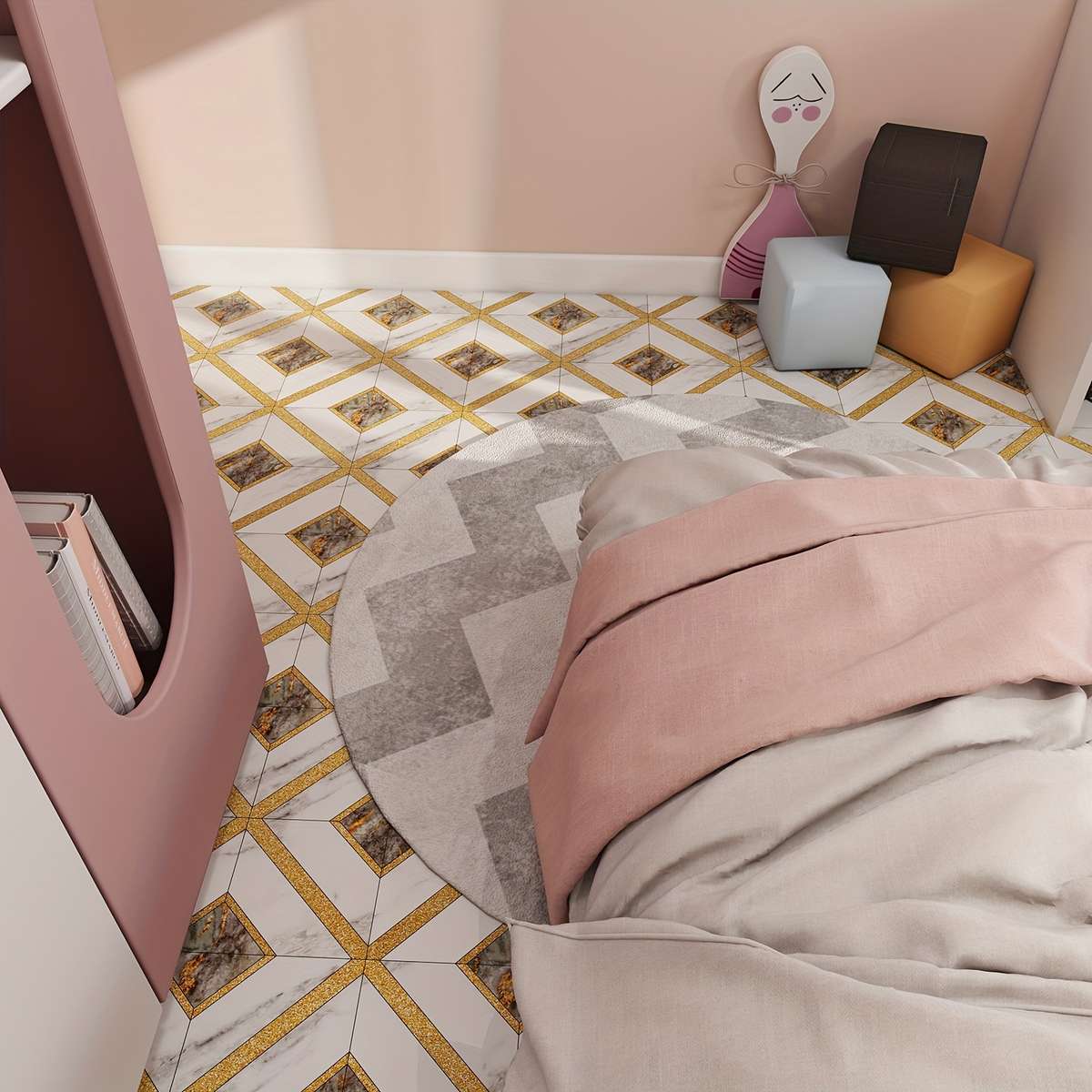 Floor Stickers Model Jly 8102 Size 40.01Cmx3.0Meter