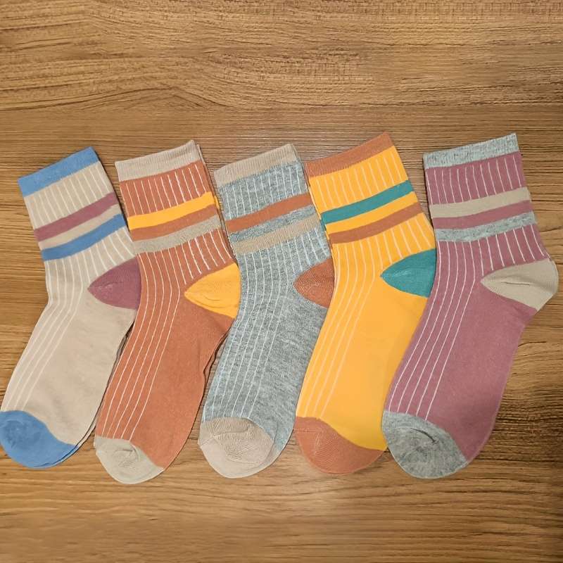 Women S Socks Color Mixed Color5 Pairs Size Onesize