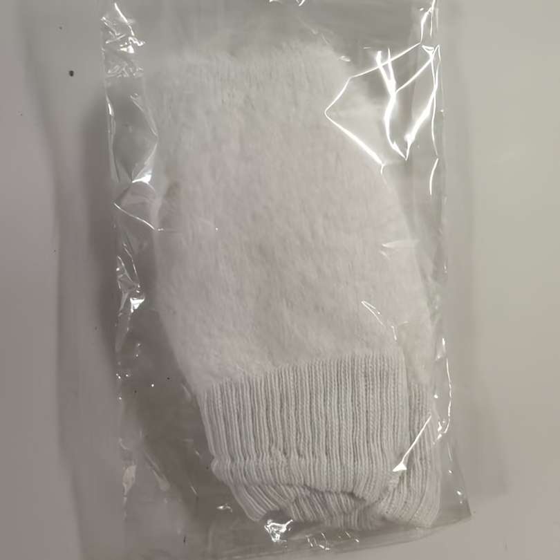 Winter Gloves Color White