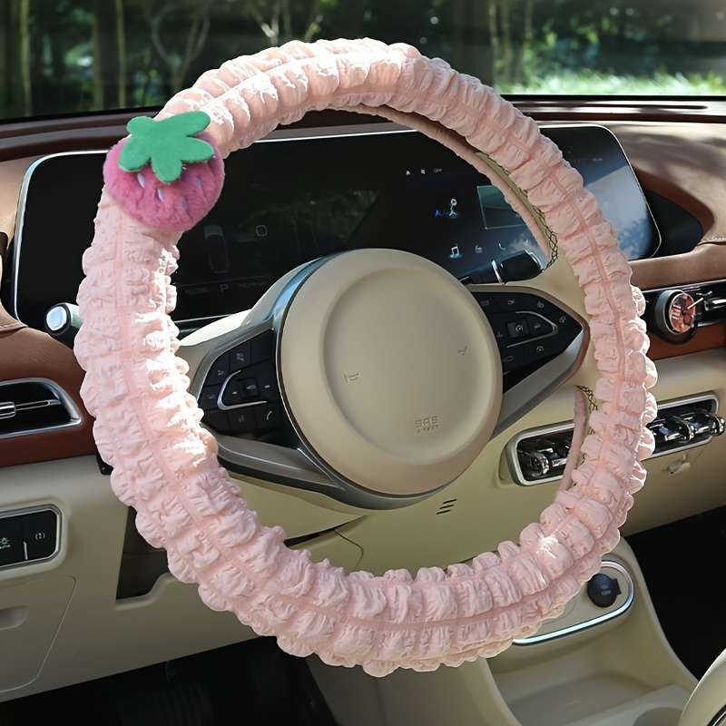 Car Steering Wheel Cover Frog Green