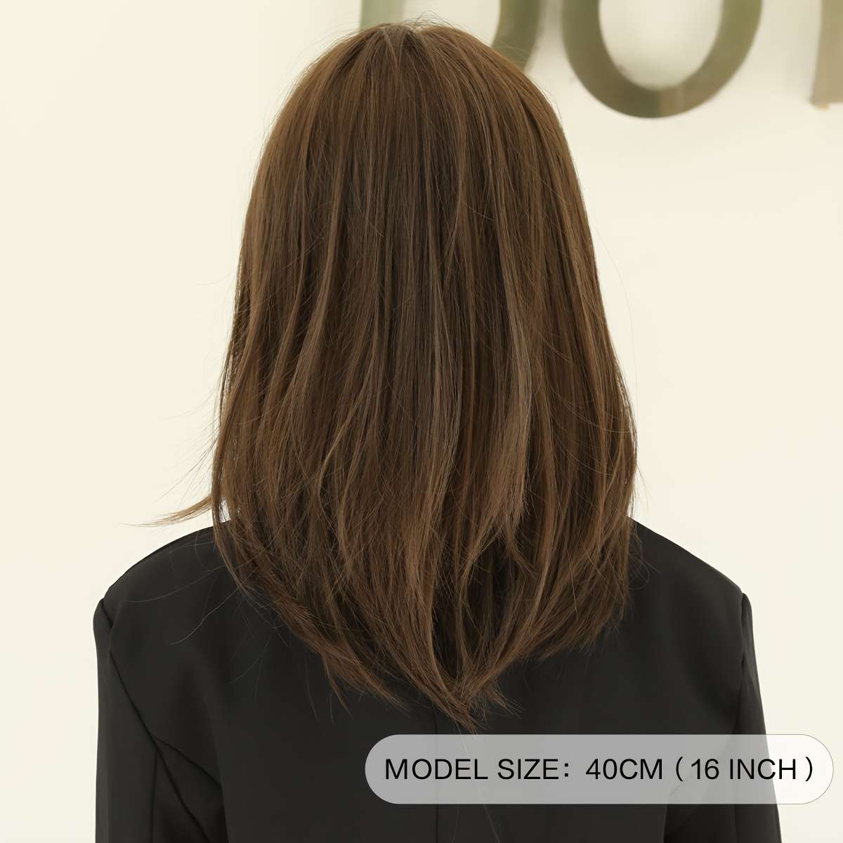 Color 1 Womens Wigs Hair Length 40.64Cm
