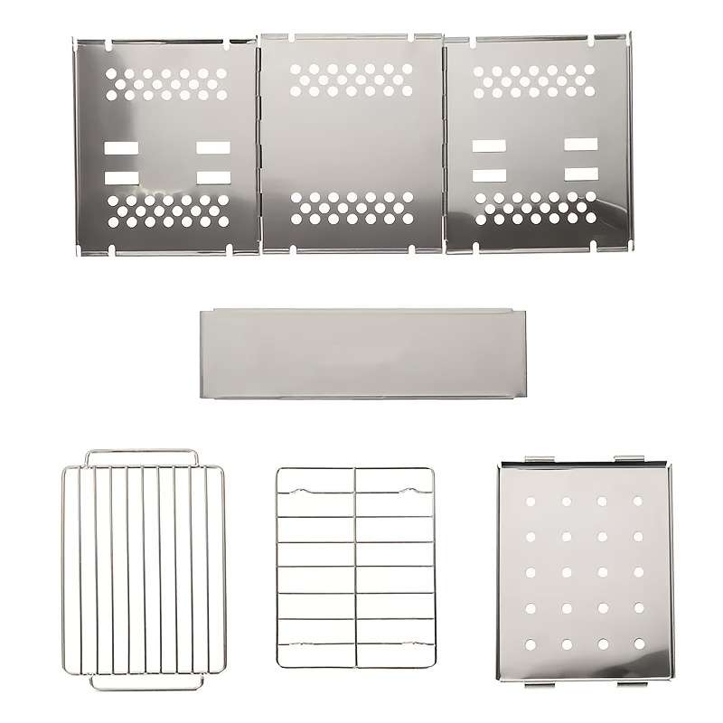 Barbecue Grill Color Silvery