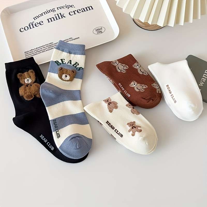Women S Socks Color 5 Pairs Of Mixed Colors Size Onesize