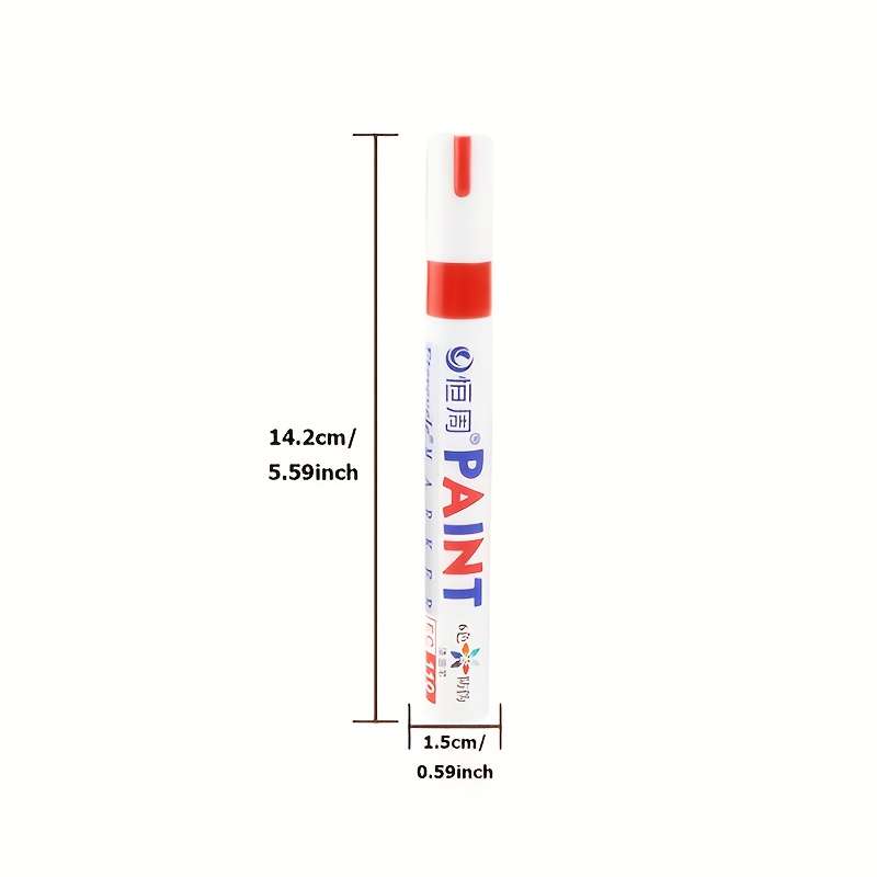 Car Scratch Repair Tool Color 2Pcs Red
