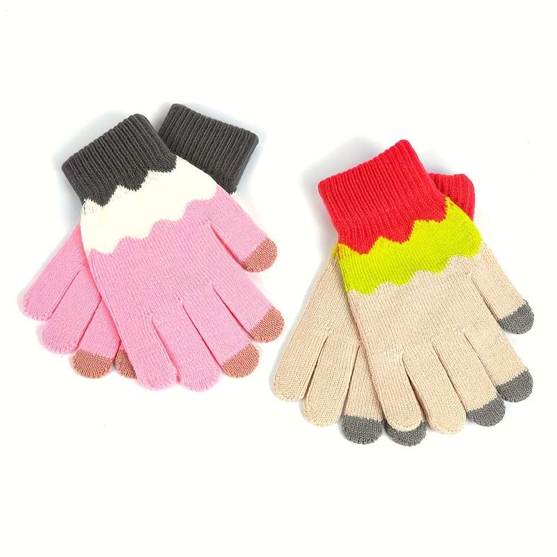 Gloves Color Pink