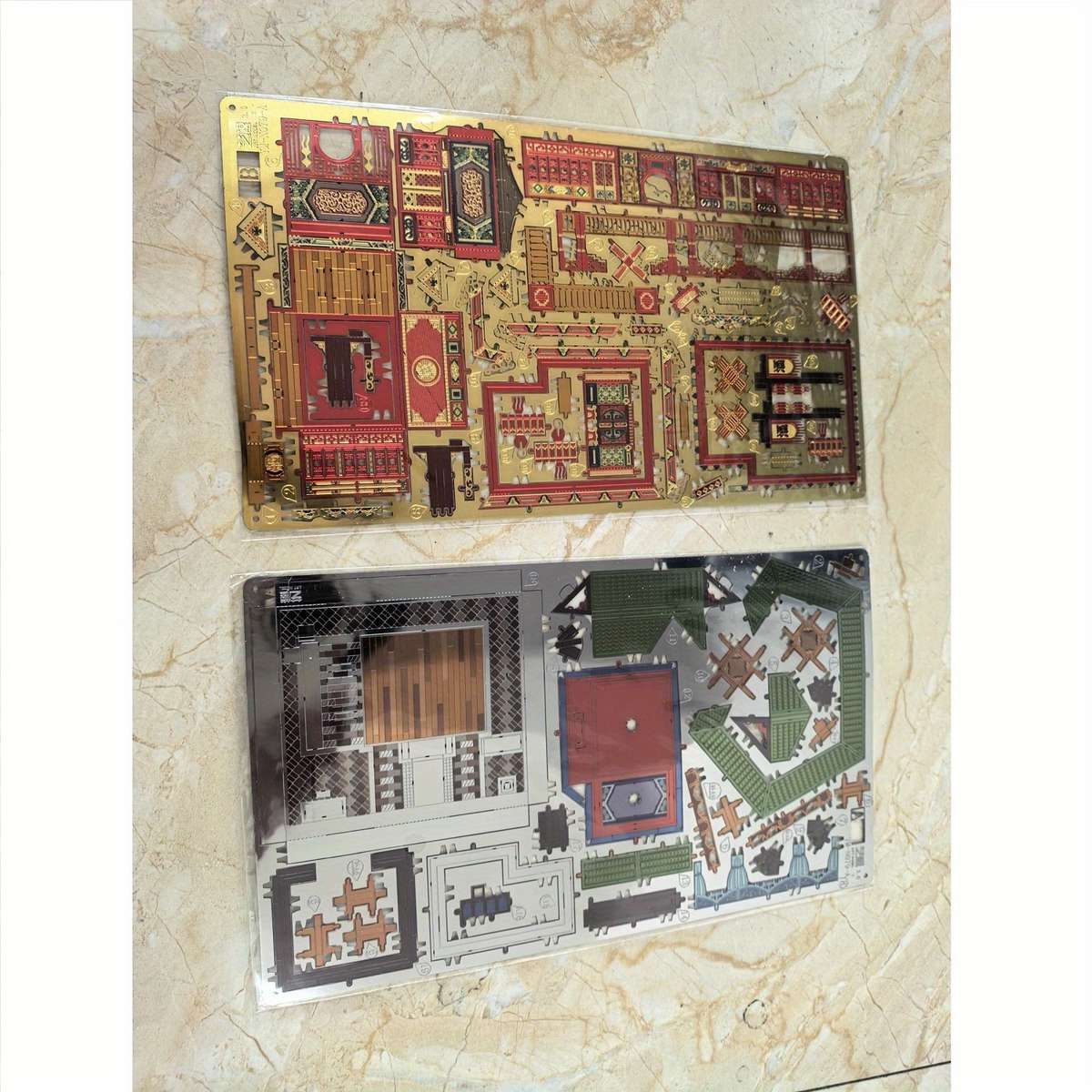 Building Toy Architectural Model Toy Set Items Restaurant  Zxl