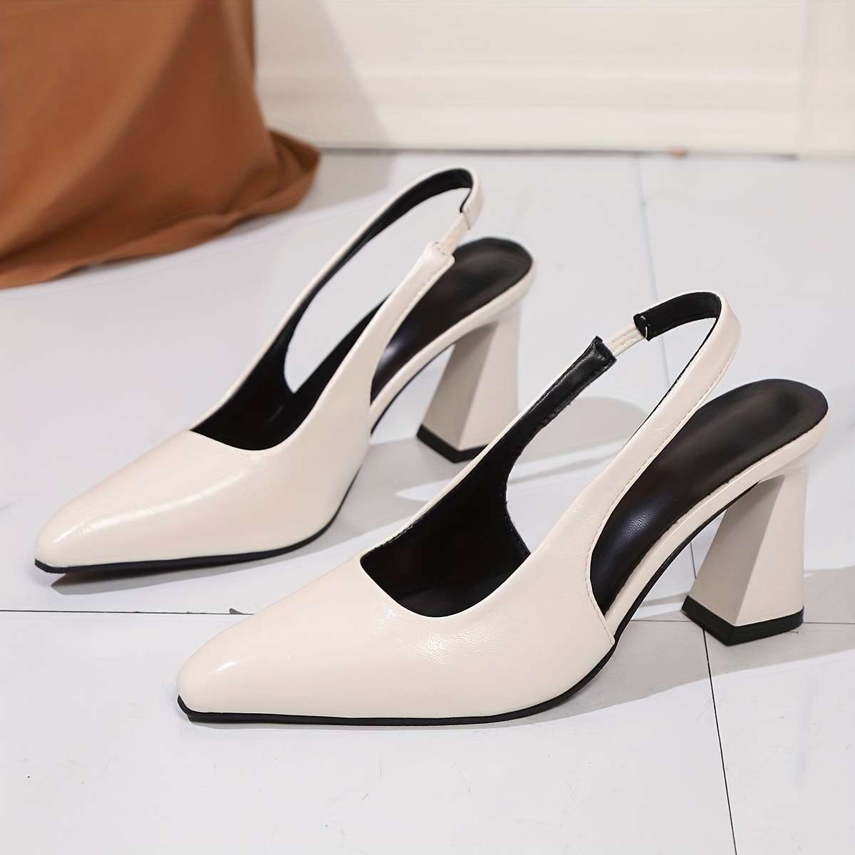 Women S High Heels Color Ivory White Sizeuk 5