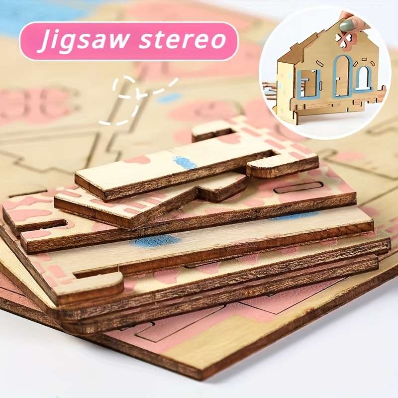 3D House Puzzle Model Quantity