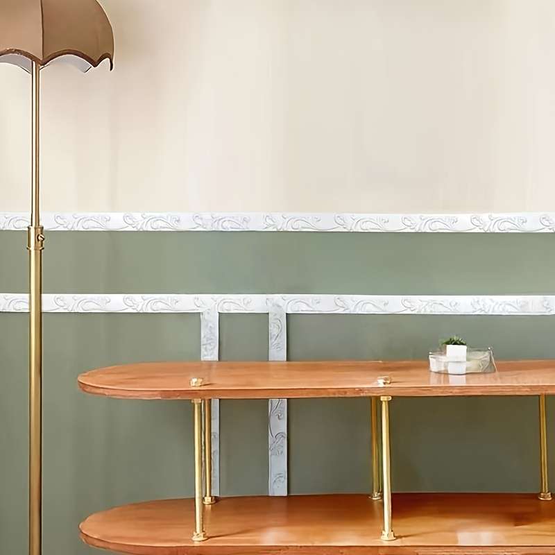 Skirting Board White Golden Model 2M