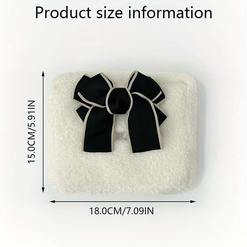 Car Tissue Box Color Polychrome   Pink Bow Tissue Box