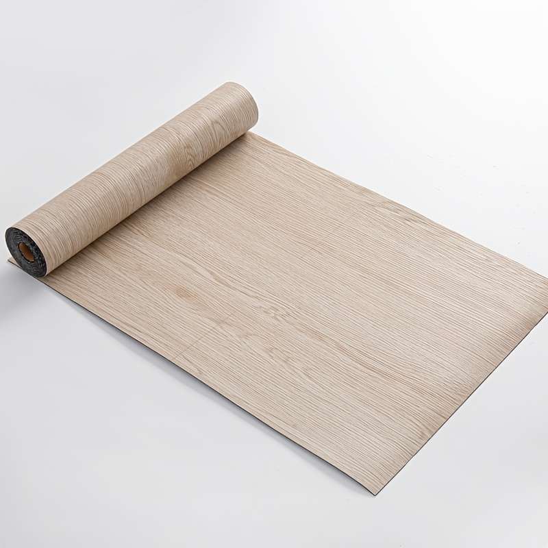 Self Adhesive Floor Stickers Medium Gray Wood Grain 3Rolls