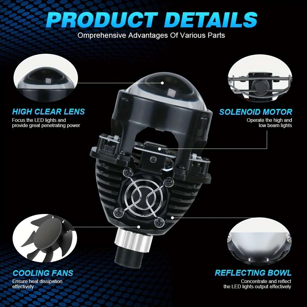Car Lights Items 2Pcs6.35Cm