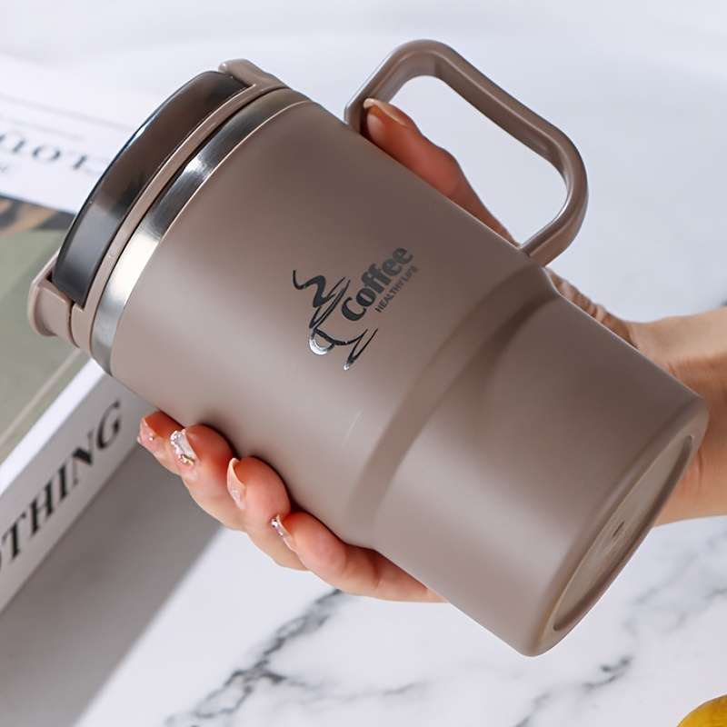 Water Cup Color White   Folding Spoon   Straw   Strainer Size550Ml