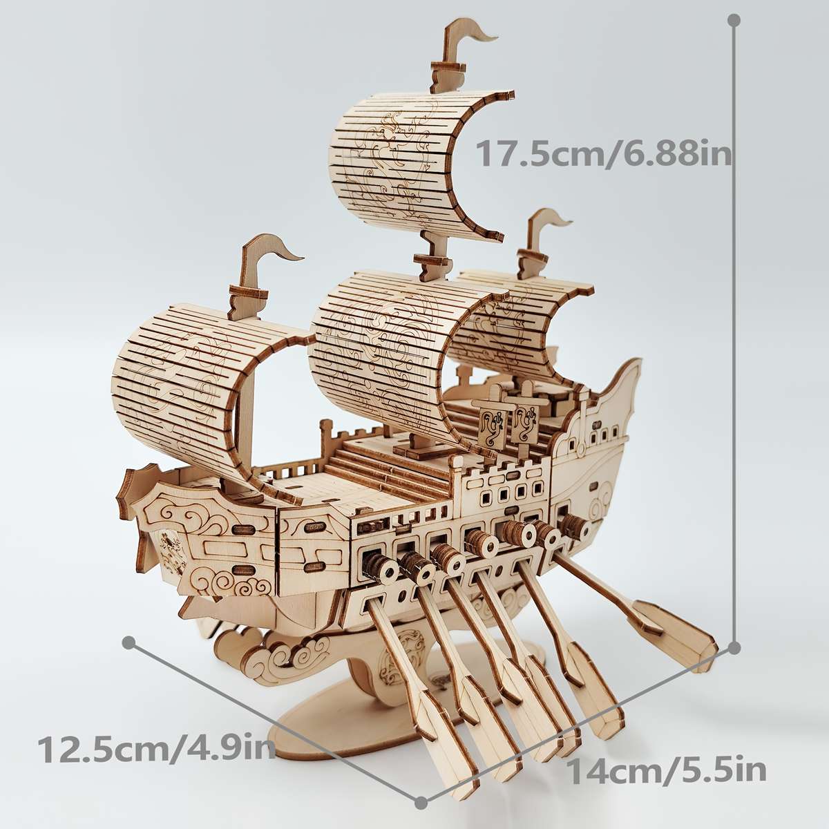 3D Jigsaw Puzzle Model Ship Items  Dragon Boat